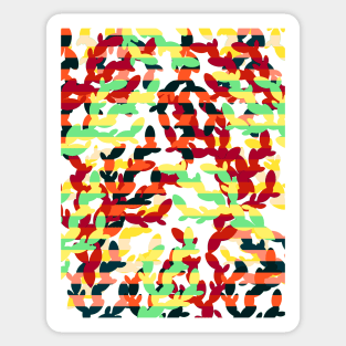 Cacti abstraction Sticker